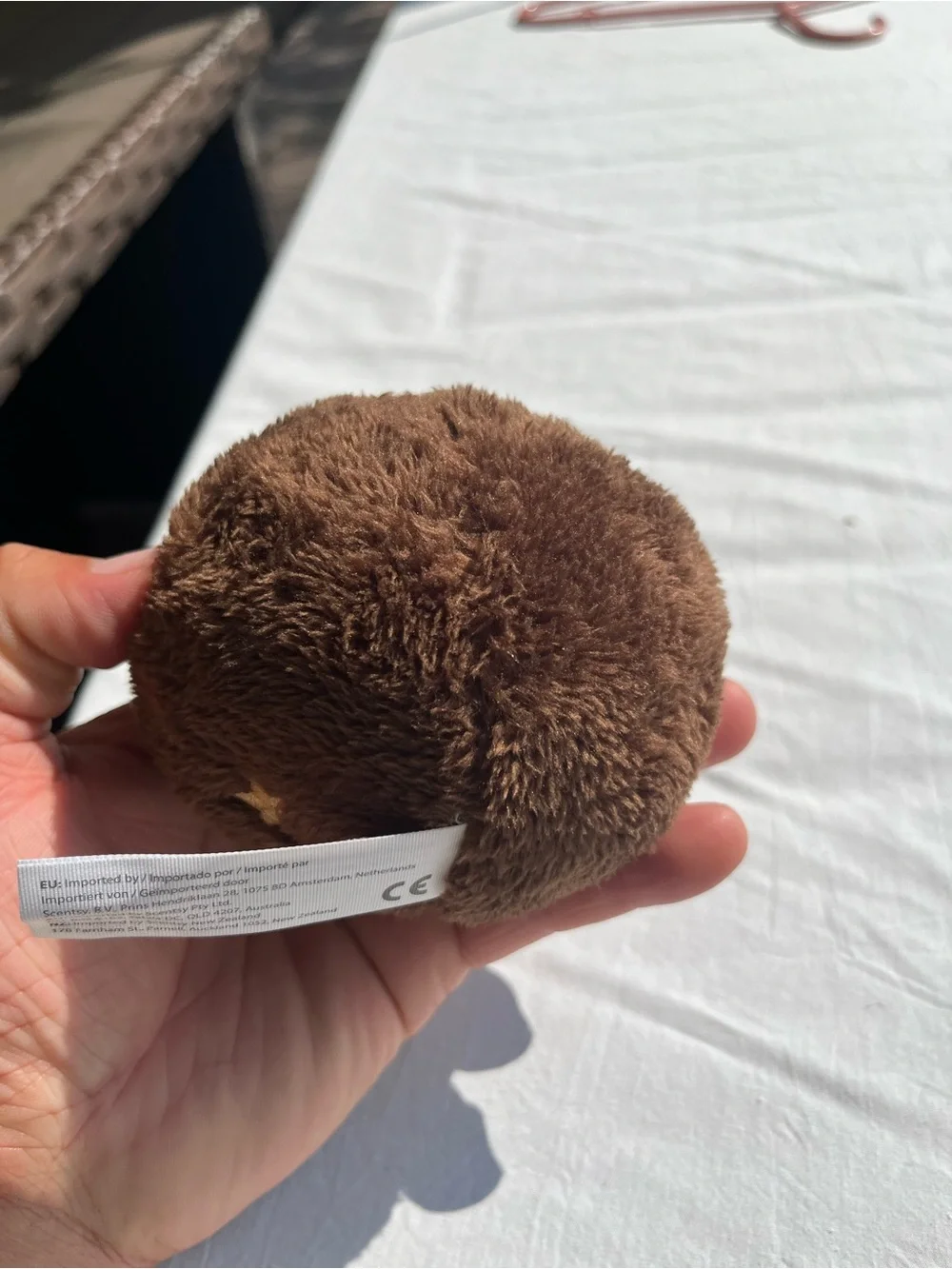 Scentsy Bitty Buddy Sloth Plush Jar - Brown & Cream
